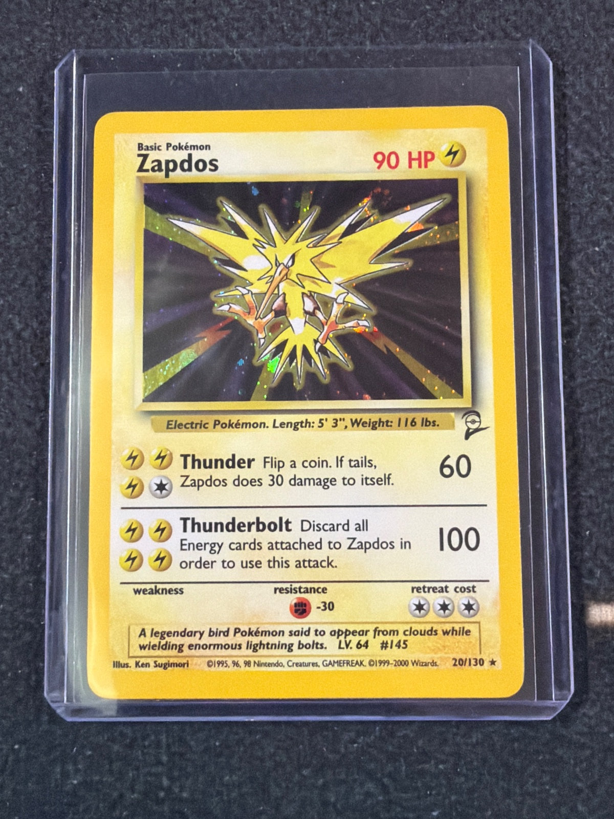 Zapdos 20 (Base Set 2)