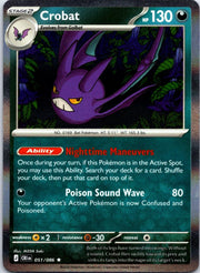 Crobat 051/086 · Holofoil (Chaos Rising)