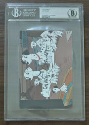 Disney’s 101 Dalmatians photograph, signed by Cate Bauer. Beckett-certified authentic autograph.
