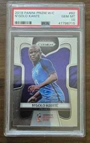 2018 Panini Prizm World Cup #82 N’Golo Kanté, France PSA10