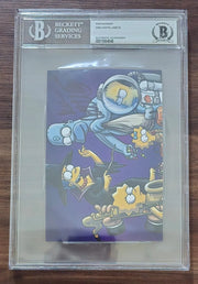 The Simpsons cast photograph - Signed by Dan Castellaneta, the voice of Homer Simpson.Beckett BGS certified authentic autograph
