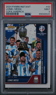 2024 Panini Instant Lionel Messi Copa América #43, PSA 9