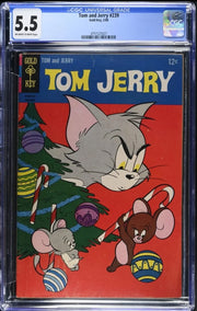 Tom and Jerry #239, Gold Key Comics, February 1968 CGC 5.5