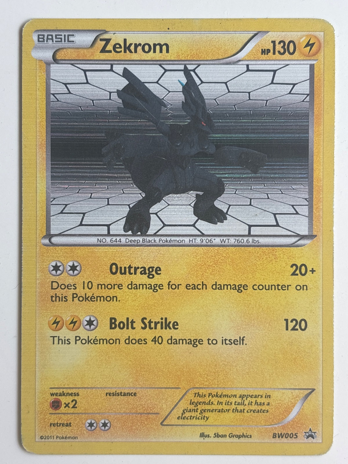 Zekrom (BW005) (Black and White Promos)