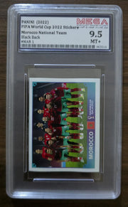 2022 Panini FIFA World Cup Sticker #MAR 1: Morocco National Team MEGA 9.5