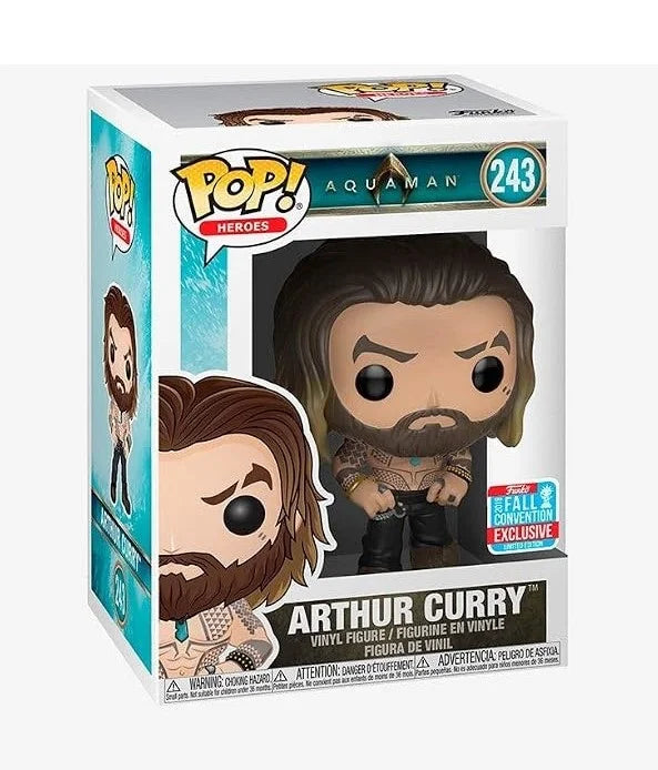 Funko Pop! Heroes : Aquaman - Arthur Curry  #243 2019 Fall Convention Shared Exclusive