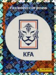 Panini FIFA World Cup 2026 Sticker KOR 1 Korea Republic Emblem Foil US / International Edition