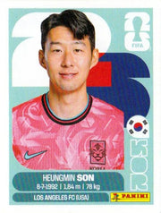 Panini FIFA World Cup 2026 Sticker KOR 18 Heungmin Son US Edition
