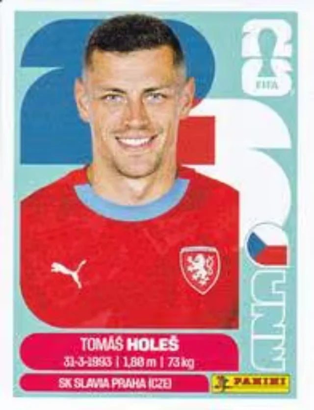 Panini FIFA World Cup 2026 Sticker CZE 7 Tomáš Holeš US Edition