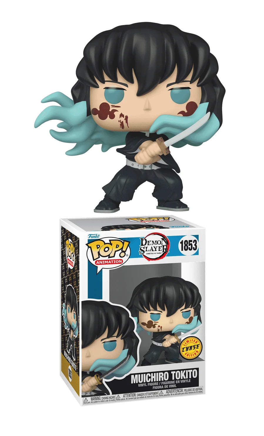 Funko Pop! Animation : Demon Slayer - Muichiro Tokito #1853 (CHASE) Limited Edition
