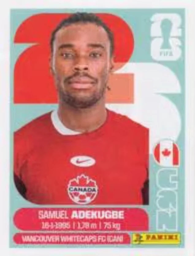 Panini FIFA World Cup 2026 Sticker CAN 5 Samuel Adekugbe US Edition