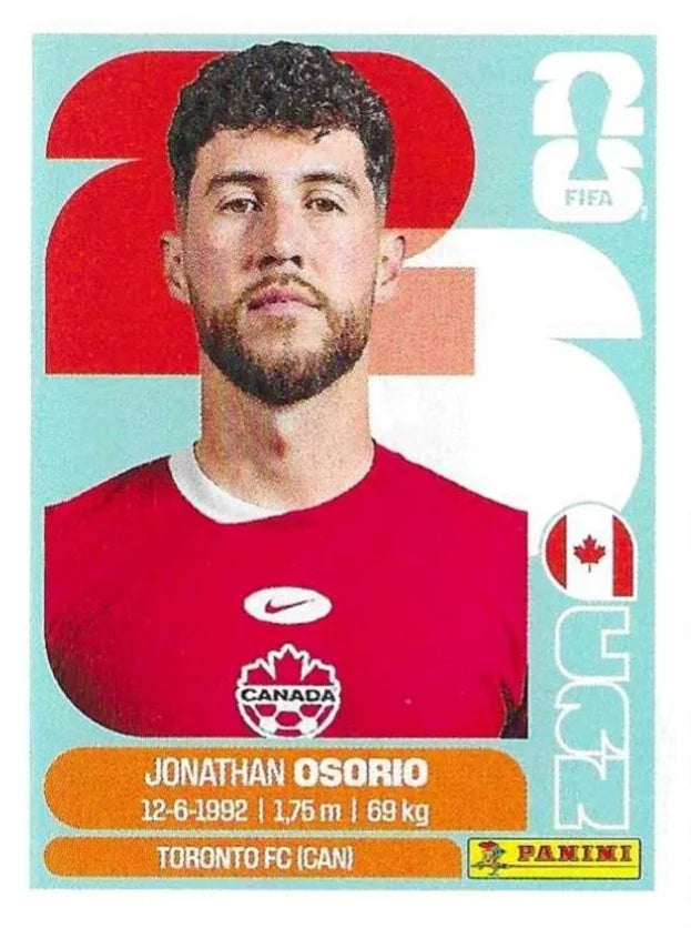 Panini FIFA World Cup 2026 Sticker CAN 12 Jonathan Osorio US Edition