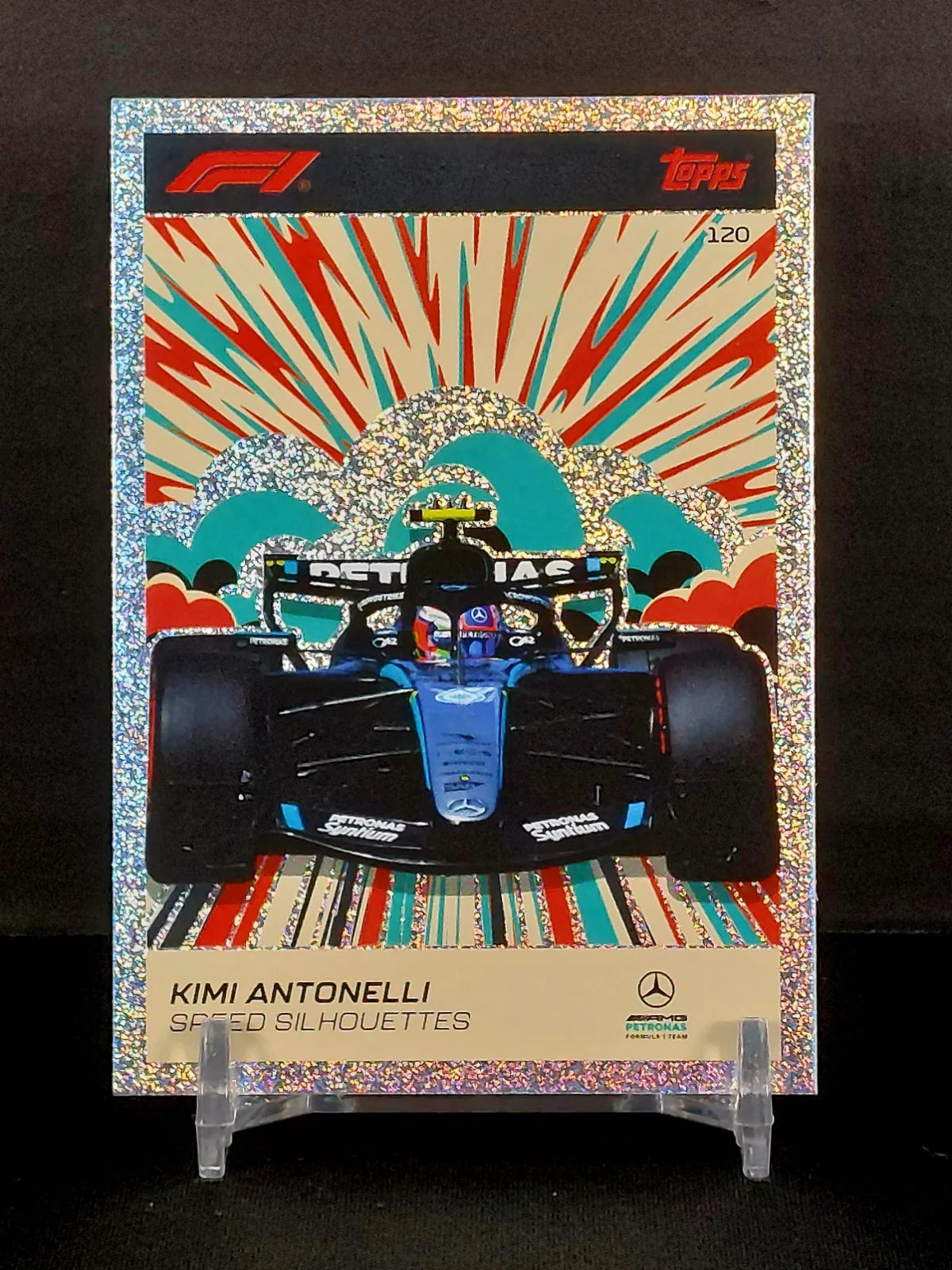 KIMI ANTONELLI #110 - 2026 Topps Turbo Attax, Speed Silhouettes