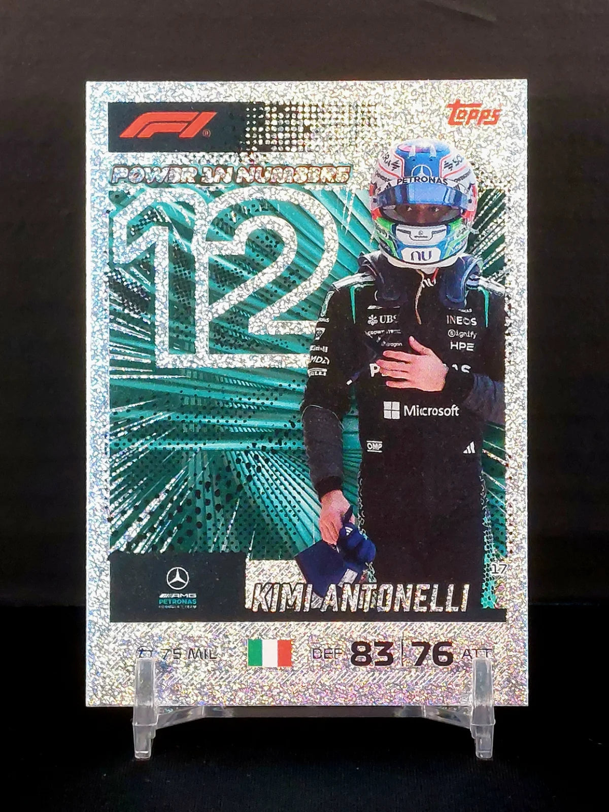 KIMI ANTONELLI #17 - 2026 Topps Turbo Attax F1, POW3R 1N NUMB3RS