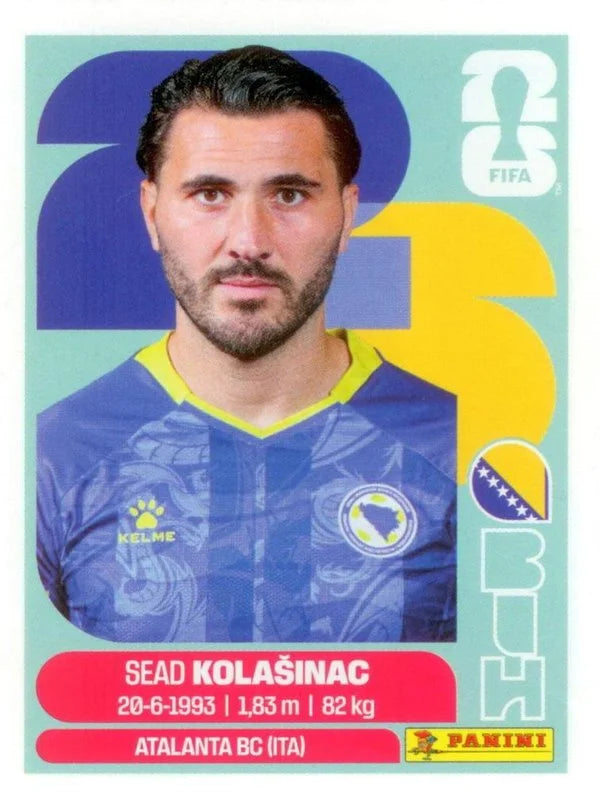Panini FIFA World Cup 2026 Sticker BIH 4 Sead Kolašinac US Edition