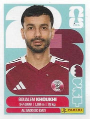 Panini FIFA World Cup 2026 Sticker QAT 6 Boualem Khoukhi US Edition