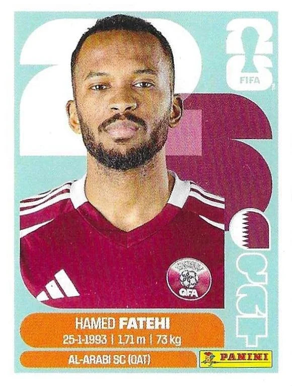 Panini FIFA World Cup 2026 Sticker QAT 12 Ahmed Fatehi US Edition