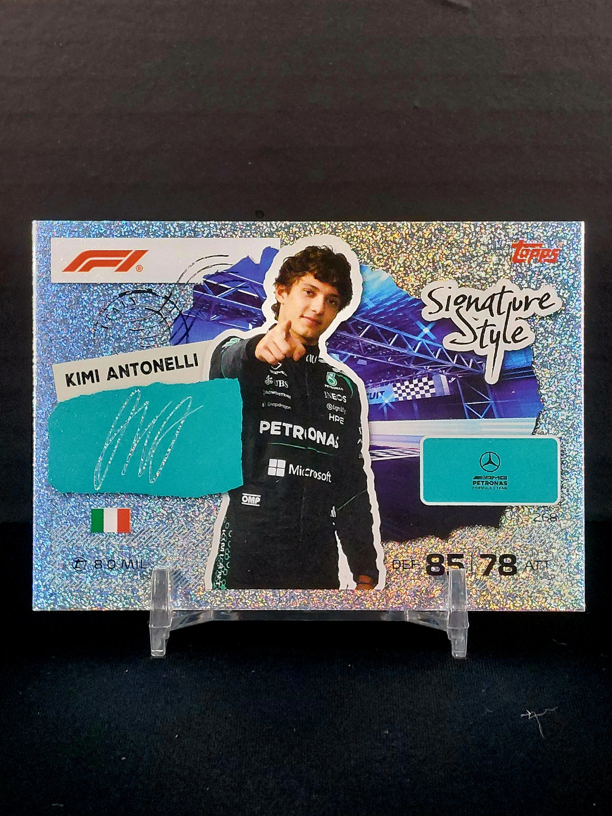 KIMI ANTONELLI #268 - 2026 Topps Turbo Attax F1, Signature Style