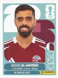 Panini FIFA World Cup 2026 Sticker QAT 16 Hassan Al-Haydos US Edition