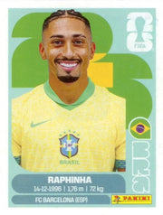 Panini FIFA World Cup 2026 Sticker BRA 19 Raphinha US Edition