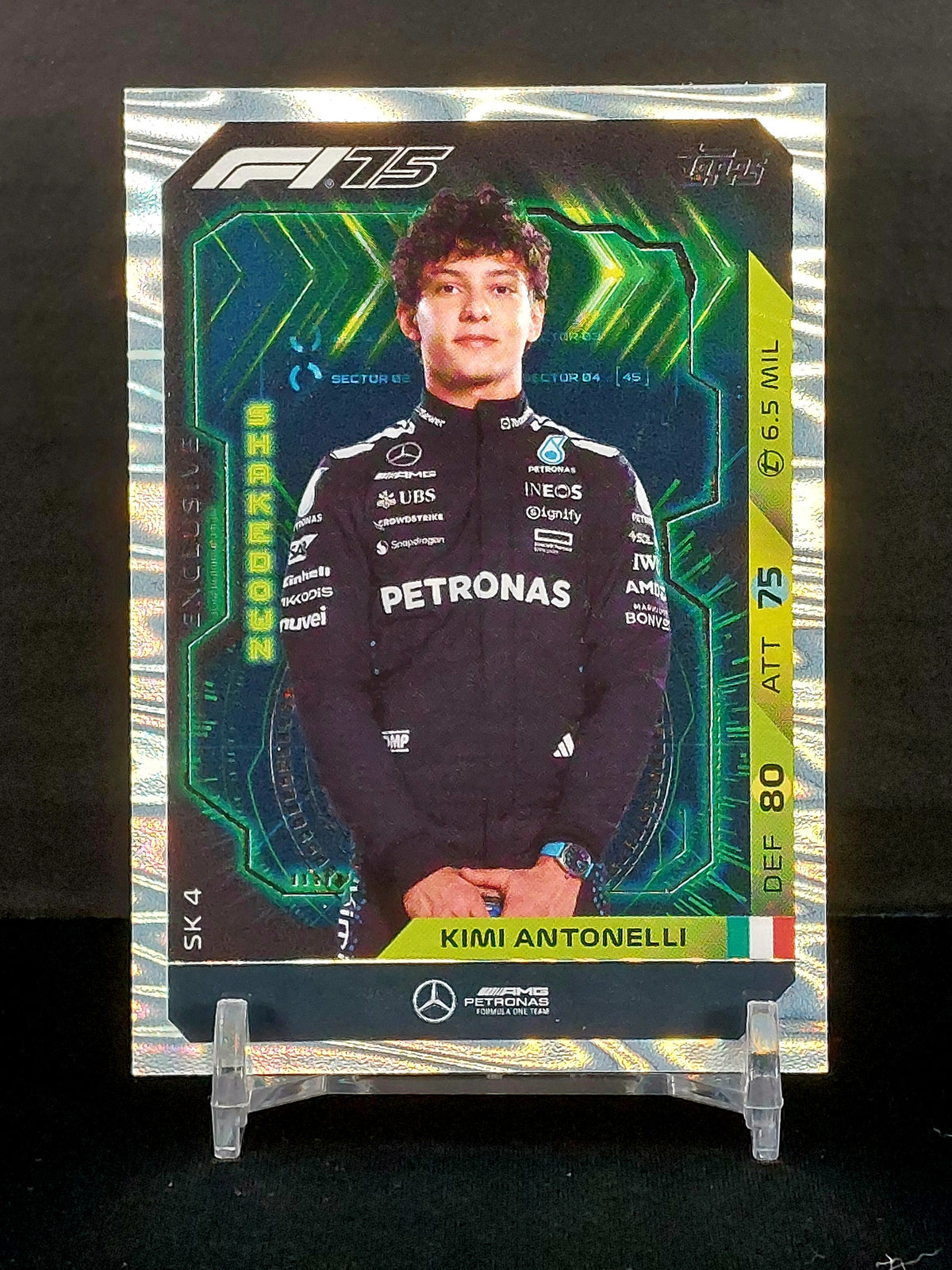 KIMI ANTONELLI (Rookie Excl.) #SK-4 - 2025 Topps Turbo Attax F1, Shakedown Mega Tin Exclusive
