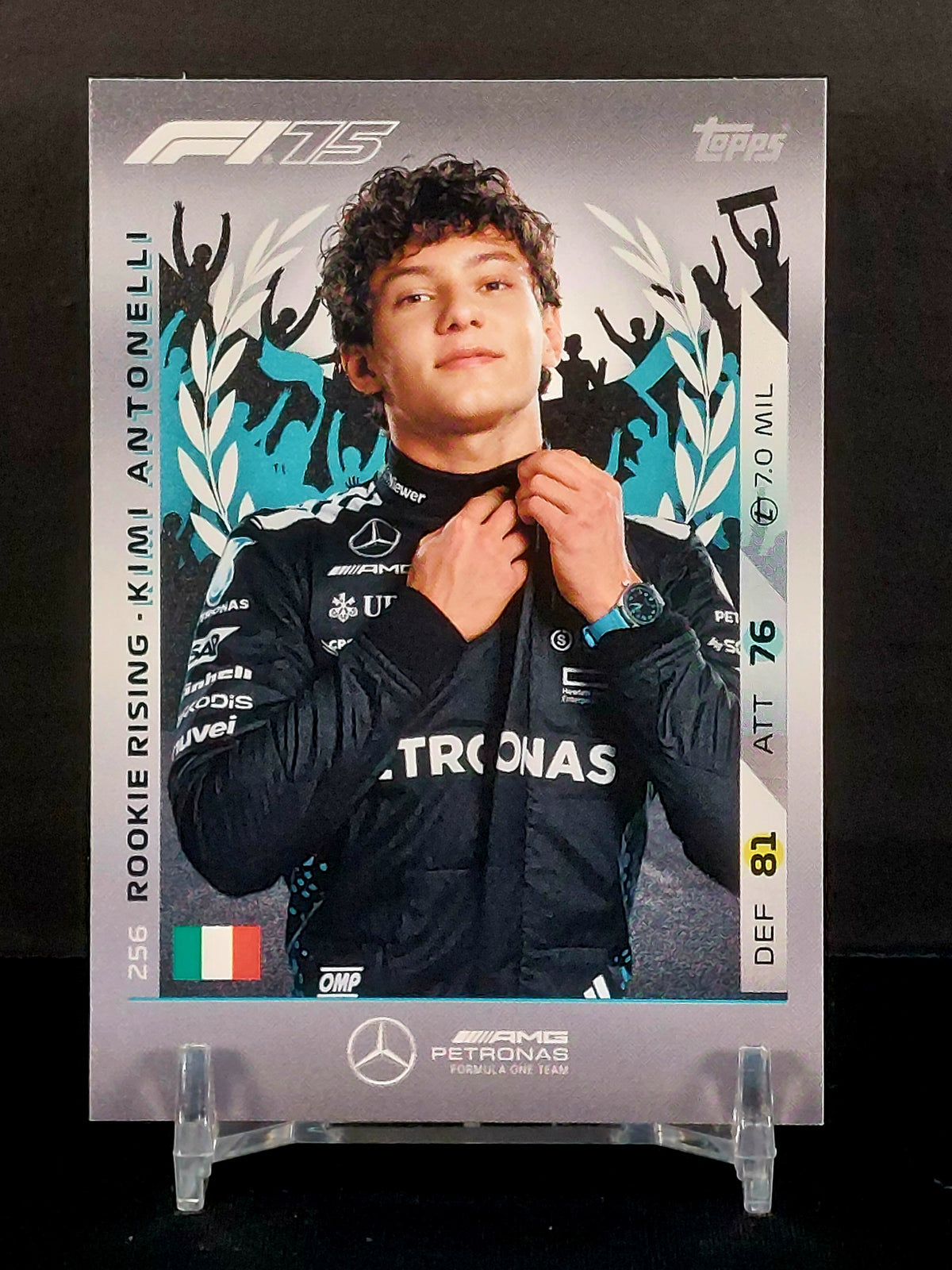 KIMI ANTONELLI (Rookie) #256 - 2025 Topps Turbo Attax F1, Rookie Rising