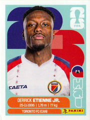 Panini FIFA World Cup 2026 Sticker HAI 15 Derrick Etienne Jr. US Edition