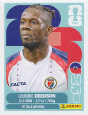 Panini FIFA World Cup 2026 Sticker HAI 19 Louicius Deedson US Edition
