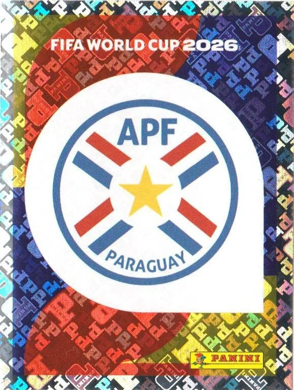 Panini FIFA World Cup 2026 Sticker PAR 1 Paraguay Emblem Foil US / International Edition