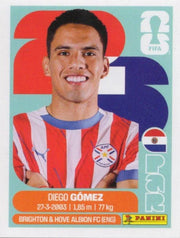 Panini FIFA World Cup 2026 Sticker PAR 10 Diego Gómez US Edition