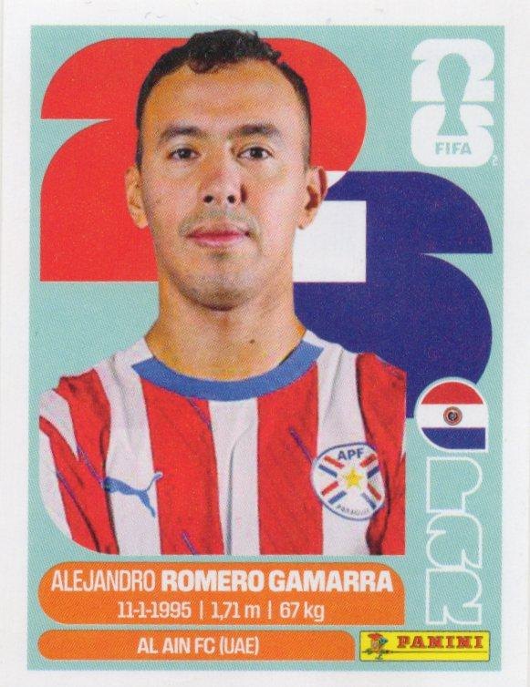 Panini FIFA World Cup 2026 Sticker PAR 16 Alejandro Romero Gamarra US Edition