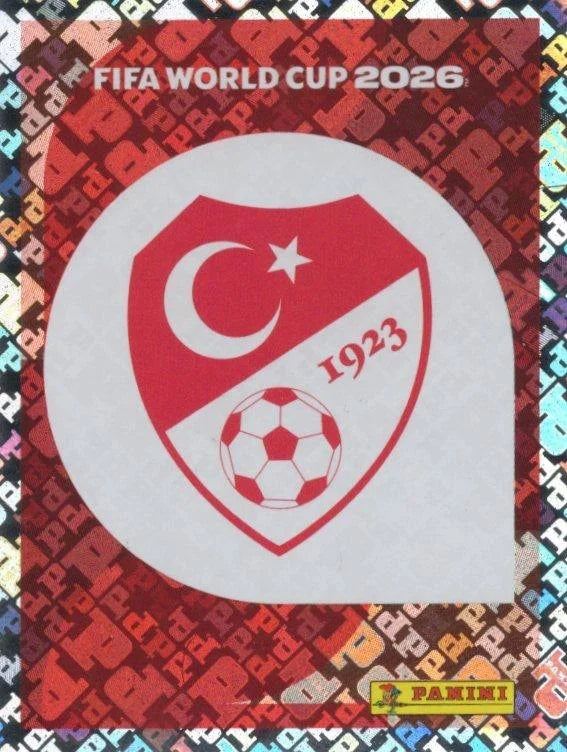 Panini FIFA World Cup 2026 Sticker TUR 1 Türkiye Emblem Foil US / International Edition
