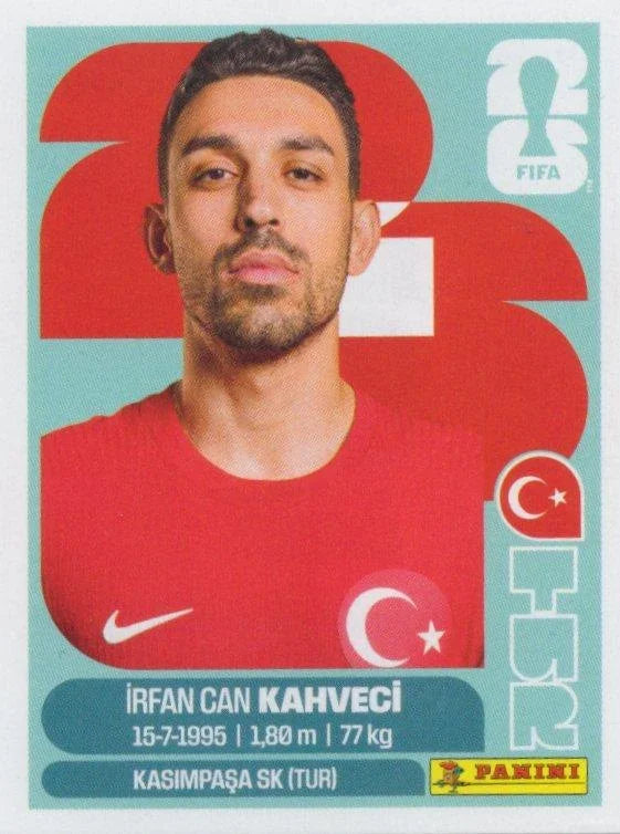Panini FIFA World Cup 2026 Sticker TUR 15 İrfan Can Kahveci US Edition