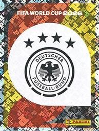 Panini FIFA World Cup 2026 Sticker GER 1 Germany Emblem Foil US / International Edition
