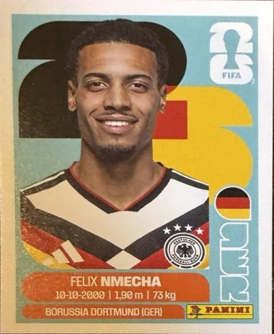 Panini FIFA World Cup 2026 Sticker GER 12 Felix Nmecha US Edition
