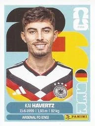 Panini FIFA World Cup 2026 Sticker GER 17 Kai Havertz US Edition