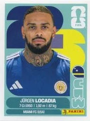 Panini FIFA World Cup 2026 Sticker CUW 17 Jurgen Locadia US Edition