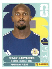 Panini FIFA World Cup 2026 Sticker CUW 19 Gervane Kastaneer US Edition