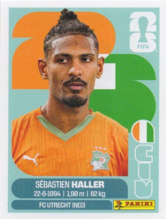 Panini FIFA World Cup 2026 Sticker CIV 16 Sébastien Haller US Edition