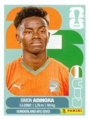 Panini FIFA World Cup 2026 Sticker CIV 17 Simon Adringa US Edition