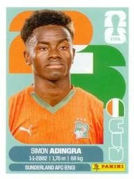 Panini FIFA World Cup 2026 Sticker CIV 17 Simon Adringa US Edition
