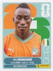 Panini FIFA World Cup 2026 Sticker CIV 18 Yan Diomande US Edition