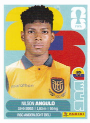 Panini FIFA World Cup 2026 Sticker ECU 17 Nilson Angulo US Edition
