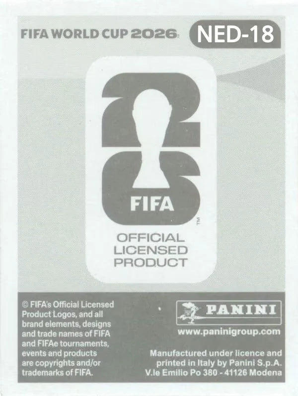 Panini FIFA World Cup 2026 Sticker NED 18 Donyell Malen US Edition