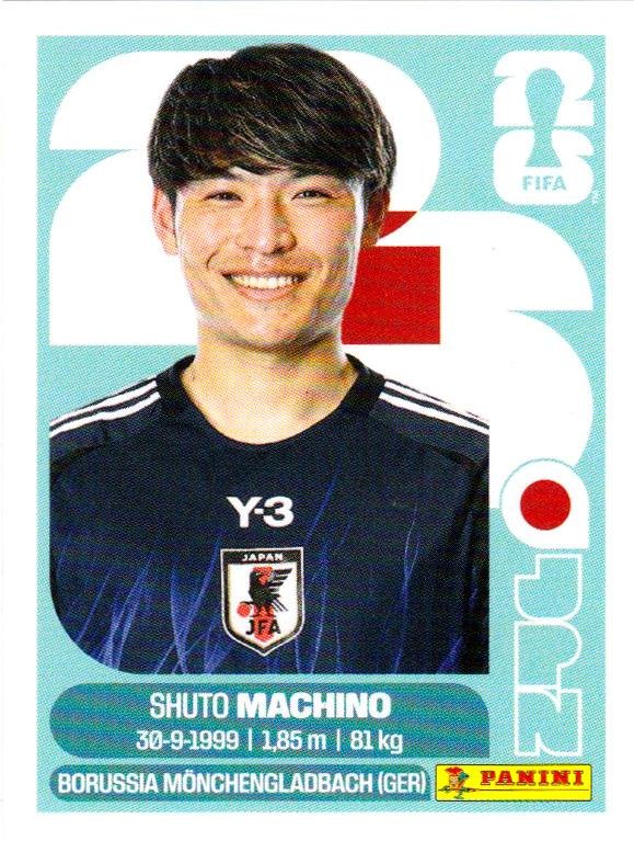 Panini FIFA World Cup 2026 Sticker JPN 17 Shuto Machino US Edition