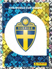 Panini FIFA World Cup 2026 Sticker SWE 1 Sweden Emblem Foil US / International Edition