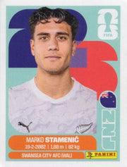 Panini FIFA World Cup 2026 Sticker NZL 15 Marko Stamenić US Edition