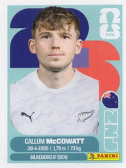 Panini FIFA World Cup 2026 Sticker NZL 19 Callum McCowatt US Edition