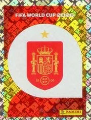 Panini FIFA World Cup 2026 Sticker ESP 1 Spain Emblem Foil US / International Edition