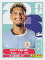 Panini FIFA World Cup 2026 Sticker URU 4 Ronald Araujo US Edition